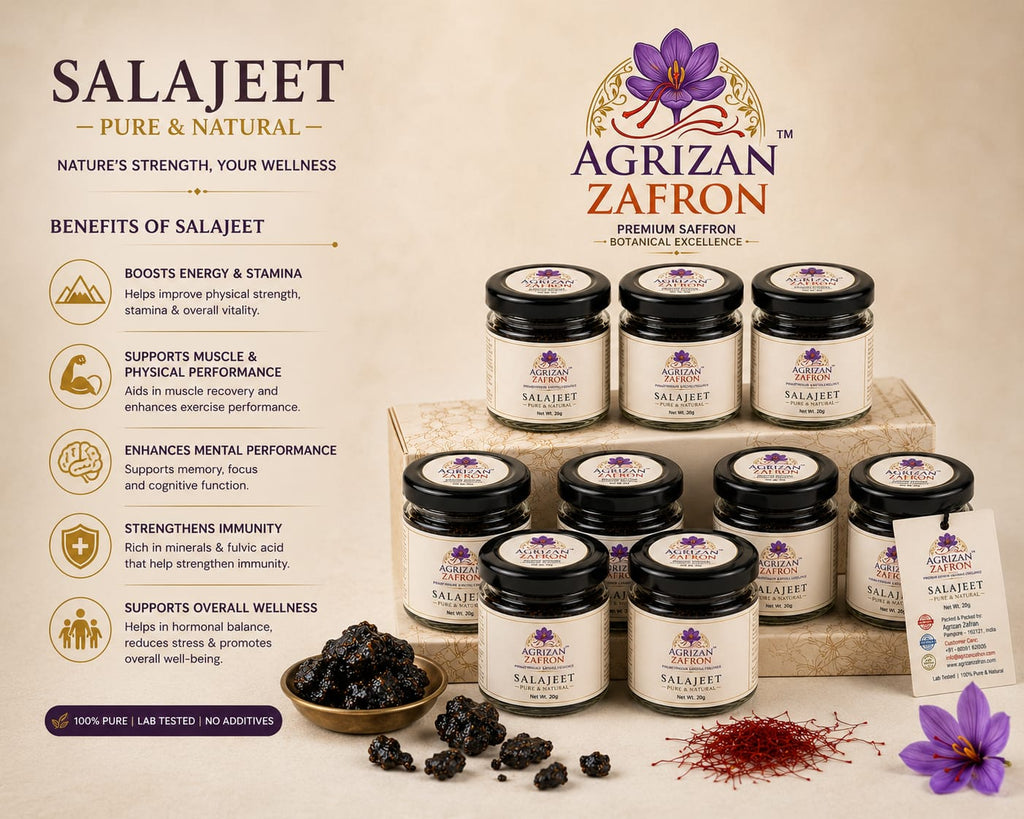 Agrizan Zafron Premium Salajeet (Shilajit) Resin 20g
